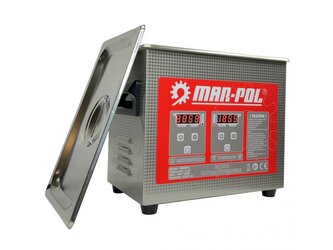 Ultrazvuková čistička 120 W, 3,2 l, nerez - MAR-POL