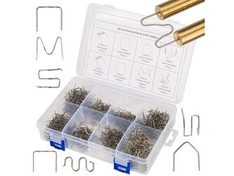 Svorky na opravu plastu, 800ks, 8 druhů RED TECHNIC