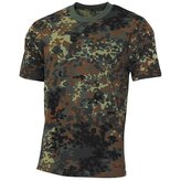 Tričko dětské MFH Basic - flecktarn, 122/128