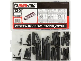 Pružný kolík, sada 120ks MAR-POL