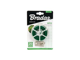 Zahradnický drát, poplastovaný s odřezávačem 20m Zahradnický drát, poplastovaný s odřezávačem 20m