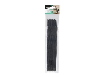 Elastické stahovací pásky 10×300 mm, 20 ks, černé - BRADAS Elastické stahovací pásky 10×300 mm, 20 ks, černé - BRADAS