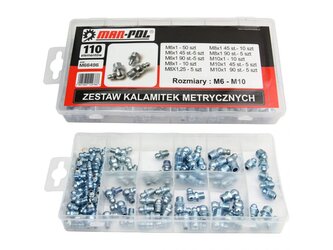 Sada 110ks mazacích hlavic MAR-POL