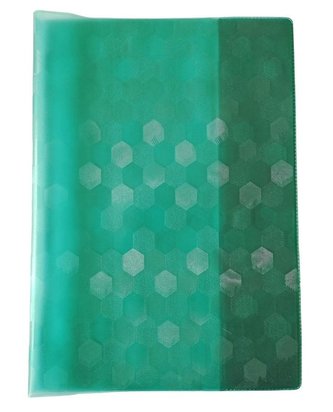 Okładka na zeszyt A5 PVC Hologram zielona (10szt)