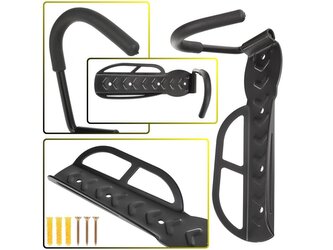 Držák jízdního kola, nástěnný, s hákem KELTIN