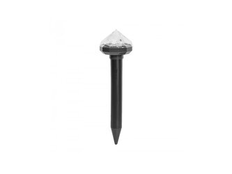 Solární odpuzovač krtků a hlodavců, diamantový, LED/ABS Solární odpuzovač krtků a hlodavců, diamantový, LED/ABS