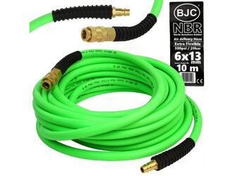 Vzduchová hadice s rychlospojkami 10m, 20bar, 6x13mm BJC