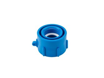 Redukce pro kontejner na vodu IBC, vnitřní závit S60x6, vnitřní závit G1 1/4''