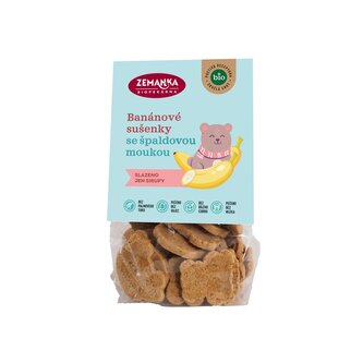 Sušenky špaldové banánové 100 g BIO   ZEMANKA