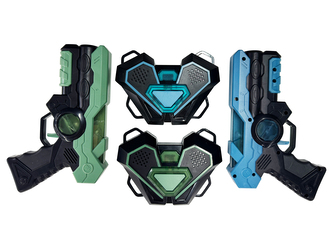 Laser game 2 pistole 2 vesty 20 cm
