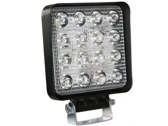 LED prostorové světlo 16x LED, 9 - 36 V, 110 x 110 x 35 mm - MAR-POL