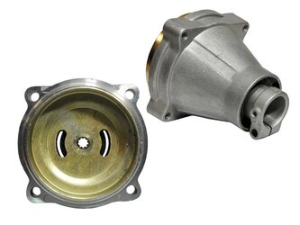 Náhradní příruba horní, uložení hřídele, spojkový koš ke křovinořezu 28mm, 9 zubů DEMON