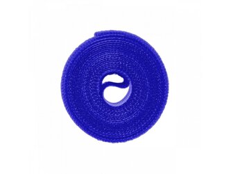 Páska na suchý zip 12 mm × 2 m, multifunkční, modrá - BRADAS Páska na suchý zip 12 mm × 2 m, multifunkční, modrá - BRADAS