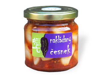 Nakládaný česnek s Carolinou Reaper