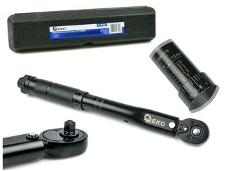 Dynamometrický momentový klíč 1/4", 5 - 25 Nm GEKO