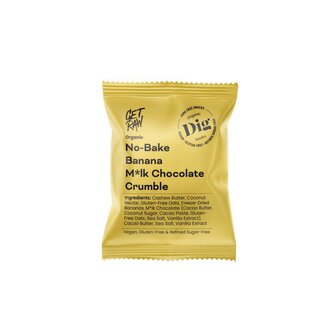 Tyčinka ovesná nepečená se světlou čokoládou a banánem 35 g BIO