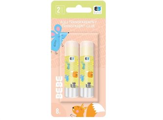 Klej w sztyfcie transparentny 8g BB Kids Pastel