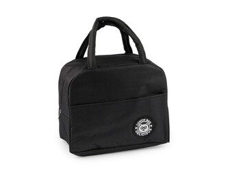 Termotaška svačinová s kapsou 22x18 cm - 1 ks - 5 černá