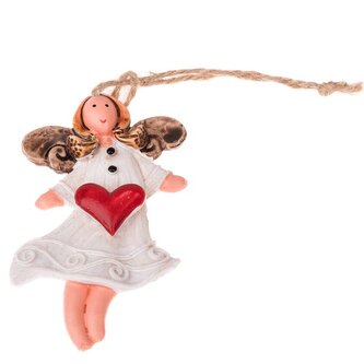 Závěsný polyresinový anděl - 8 cm, 1/1200