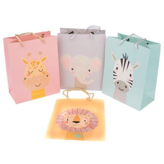 Papírová taška 23x18 cm - sada 12ks, 0/60