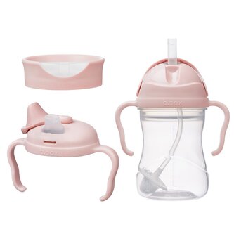 Univerzální sada na pití 3v1, 240 ml - růžová Univerzální sada na pití 3v1, 240 ml - růžová