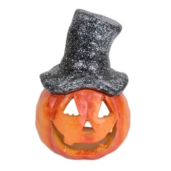 Dýně keramická s kloboukem 13x8,5 cm