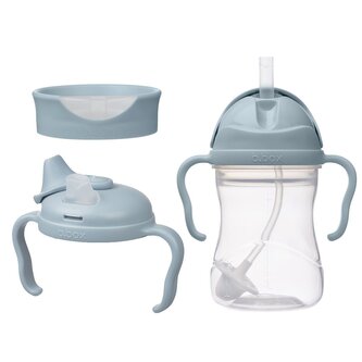Univerzální sada na pití 3v1, 240 ml - modrá Univerzální sada na pití 3v1, 240 ml - modrá