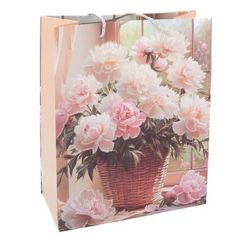 Papírová taška 32x26 cm - sada 12ks, 0/50