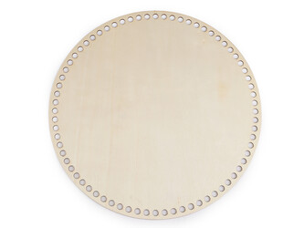 Dno na pletení / výrobu košíků Ø29 cm - 1 ks - přírodní sv.