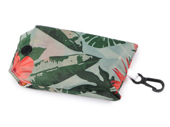 Skládací nákupní taška 45x40 cm - 1 ks - 48 zelená ledově monstera