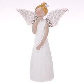 Polyresinový anděl s kovovými křídly - 10 cm, 4/180