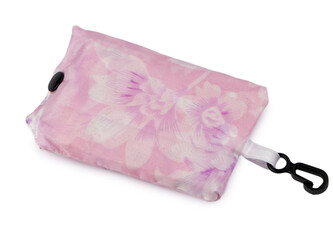 Skládací nákupní taška 45x40 cm - 1 ks - 36 růžová sv. květy