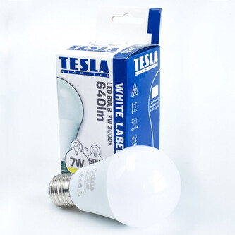 LED  BL270927-5D, žárovka BULB E27, 9W, 230V, 806lm, 30 000h, 2700K teplá bílá, 200°, st
