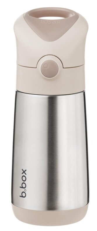 Termoska na pití s brčkem 350 ml - béžová Termoska na pití s brčkem 350 ml - béžová