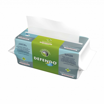 Papierové utierky skladané, 2 vrstvové, celuóza, hygienicky balené, 120ks