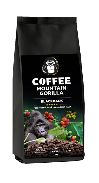 Mountain Gorilla COFFEE Blackback, espresso směs, 1kg