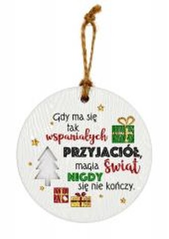 Zawieszka ceramiczna Boże Narodzenie