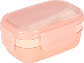 KIK Lunch Box s přepážkami 1900 ml - meruňkový