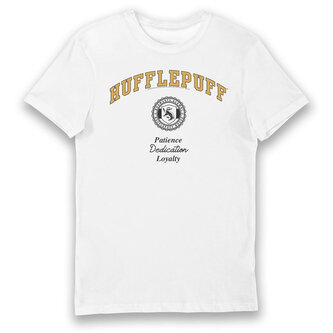 Bioworld Tričko bíle Hufflepuff, Harry Potter Velikost: 2XL