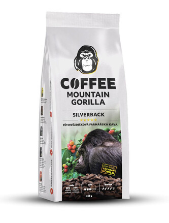 Mountain Gorilla COFFEE Silverback, espresso směs, 250g Mountain Gorilla COFFEE Silverback, espresso směs, 250g