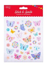 Samolepky Motýlci s kamínky