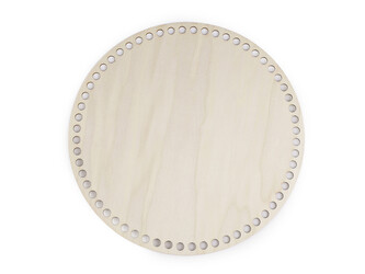 Dno na pletení / výrobu košíků Ø25 cm - 1 ks - přírodní sv.