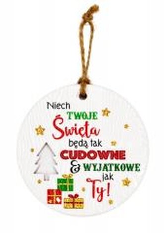Zawieszka ceramiczna Boże Narodzenie