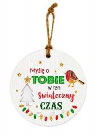 Zawieszka ceramiczna Boże Narodzenie