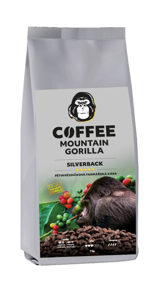 Mountain Gorilla COFFEE Silverback, espresso směs, 1kg
