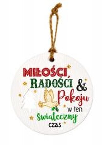 Zawieszka ceramiczna Boże Narodzenie