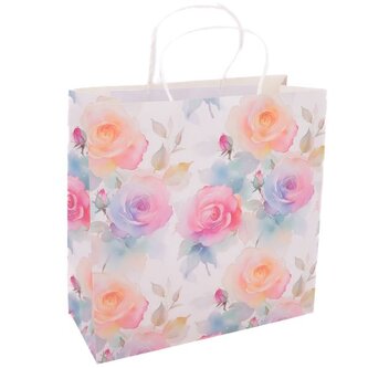 Papírová taška 27x27 cm - sada 12ks, 0/60