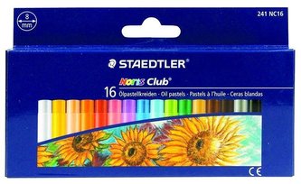 Olejové pastely "Noris Club", 16 barev, STAEDTLER