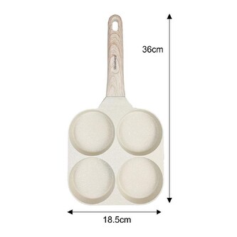 Pánev na 4 lívance béžová 19 cm