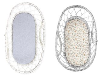 Prostěradlo Sleepee We Care do kočárku, košíku a kolébky Ivory Forest
